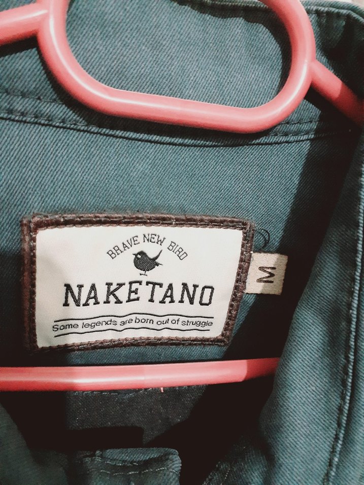 Erkek Turkuaz Kot Gömlek Uzun Kollu - Görsel 2