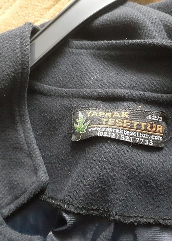 Düğmeli Siyah Uzun Kadın Kaban - Görsel 3