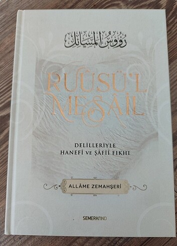 Ruusul mesail Hanifi ve Şafi fıkhı
