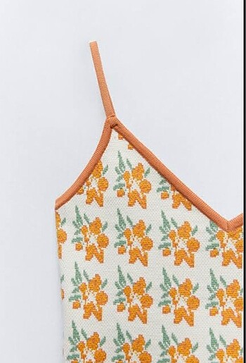 Zara Zara çiçekli top
