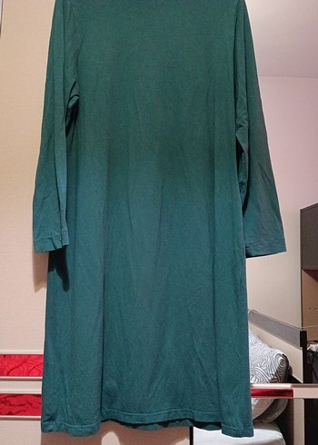 Uzun Kollu Yeşil Tunik