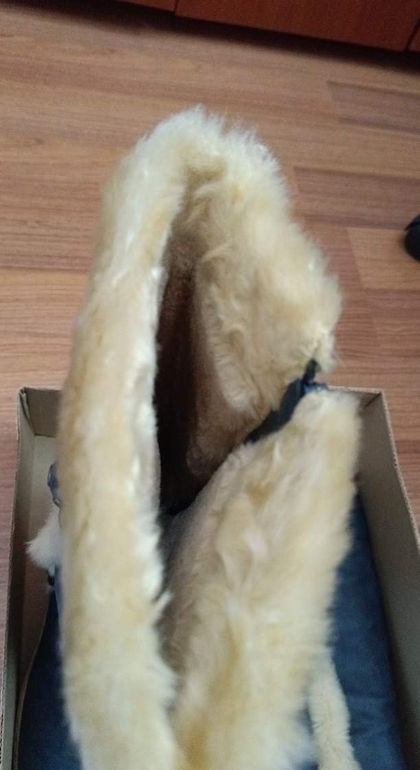 Mavi Süet Kadın çizme - Görsel 2