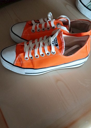 Turuncu Kadın Günlük Spor Ayakkabı - Görsel 3