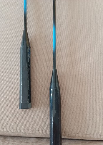 Koyu Mavi Badminton Raketi ve Tüy Topu Seti - Görsel 2