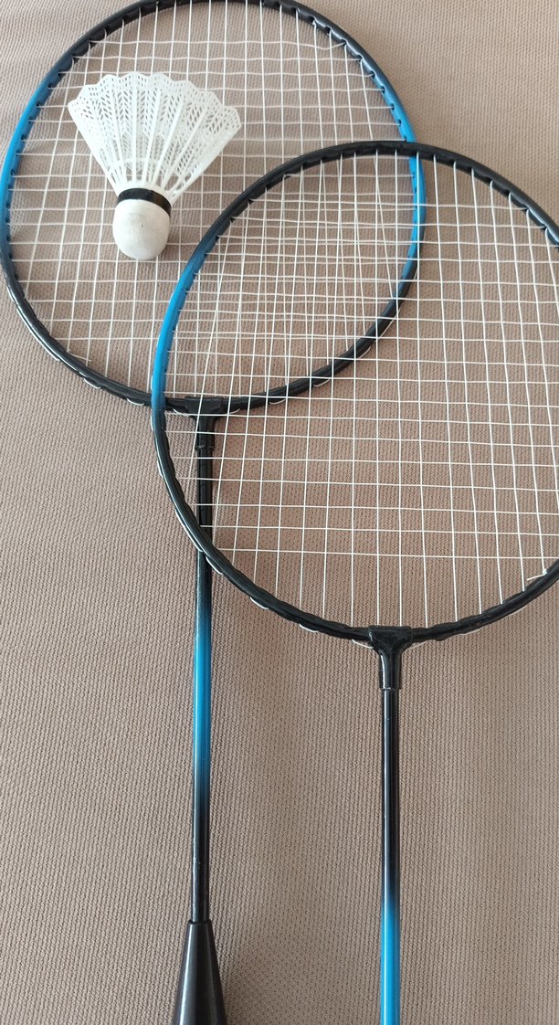 Koyu Mavi Badminton Raketi ve Tüy Topu Seti - Görsel 3