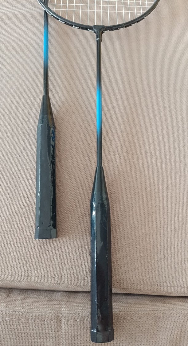 Koyu Mavi Badminton Raketi ve Tüy Topu Seti - Görsel 2