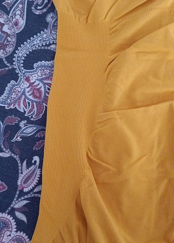 Sarı Straplez korse atlet - Görsel 3