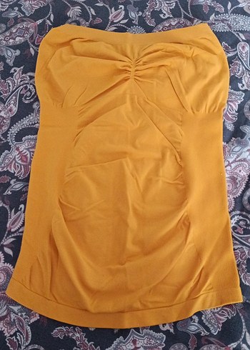 Sarı Straplez korse atlet - Görsel 2