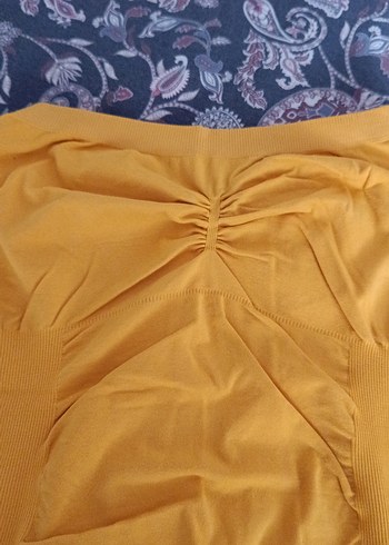 Sarı Straplez korse atlet - Görsel 4