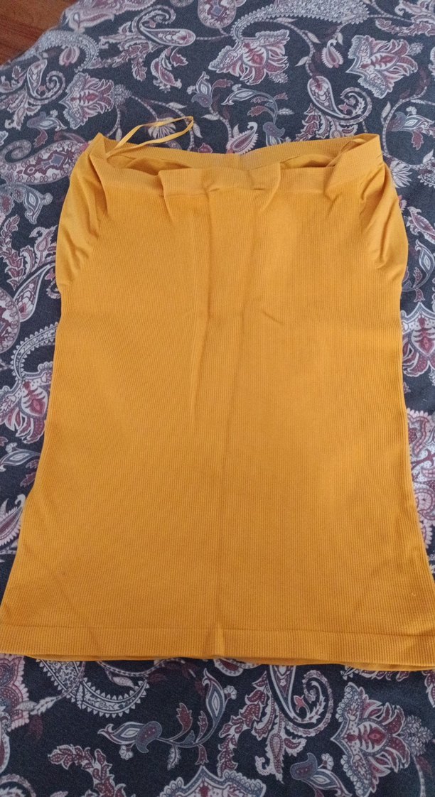 Sarı Straplez korse atlet - Görsel 5