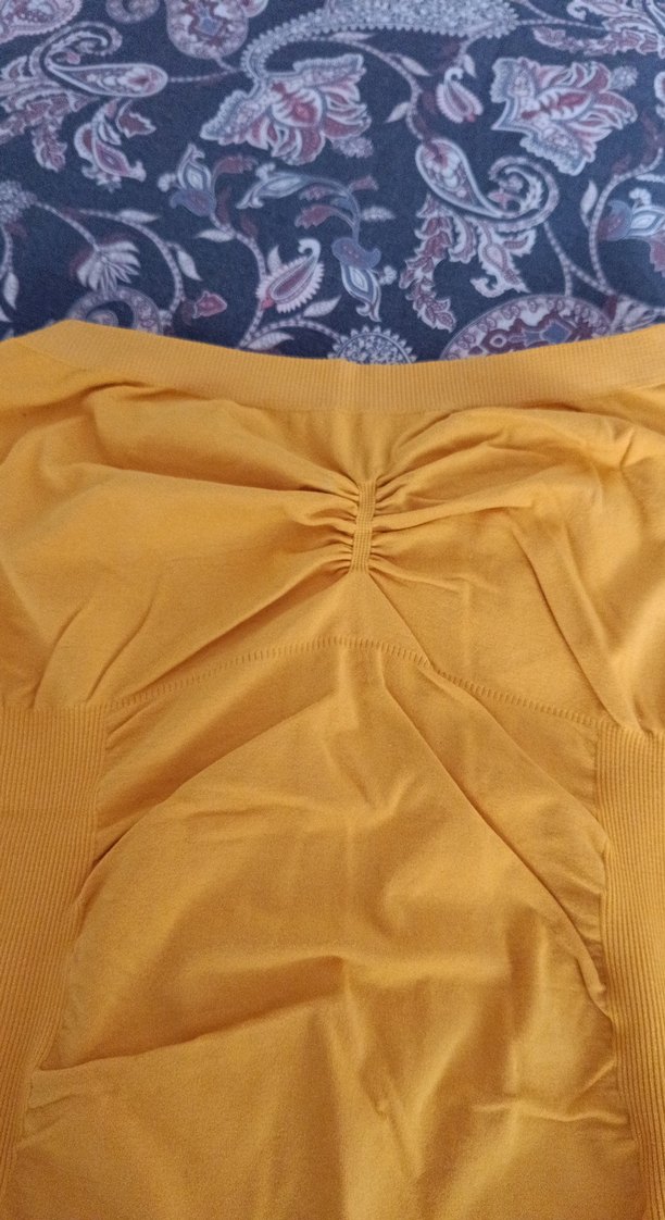 Sarı Straplez korse atlet - Görsel 4