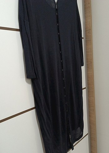 Önü Renk Geçişli Siyah Kadın Tunik veya elbise - Görsel 7