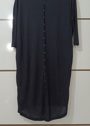 Önü Renk Geçişli Siyah Kadın Tunik veya elbise - Görsel 5