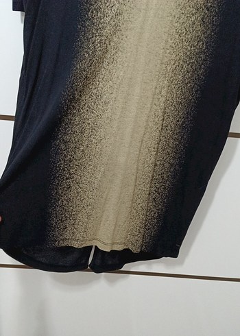 Önü Renk Geçişli Siyah Kadın Tunik veya elbise - Görsel 4