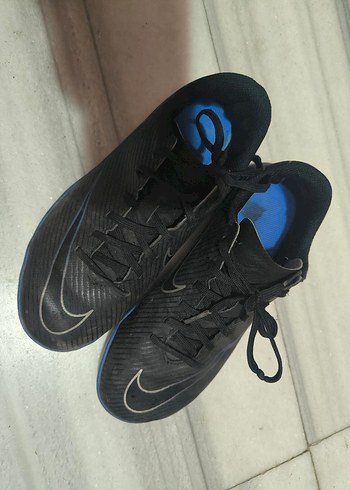 Nike Orijinal Nike Siyah Erkek çocuk Halı saha Futbol Ayakkabısı