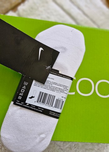 Nike Beyaz 3 adet Spor Çorabı Midi Boy - Görsel 5