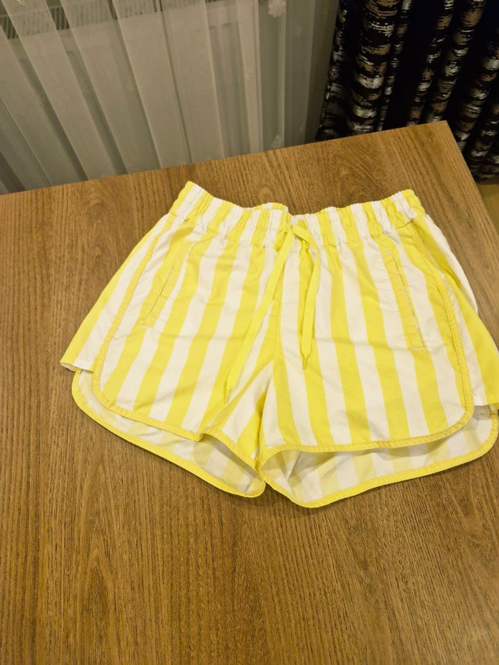 Sarı Çizgili deniz şortu - Görsel 2