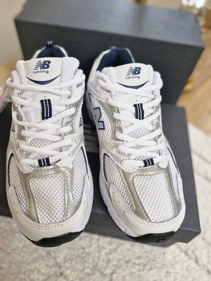 Beyaz New Balance Spor Ayakkabı - Görsel 3