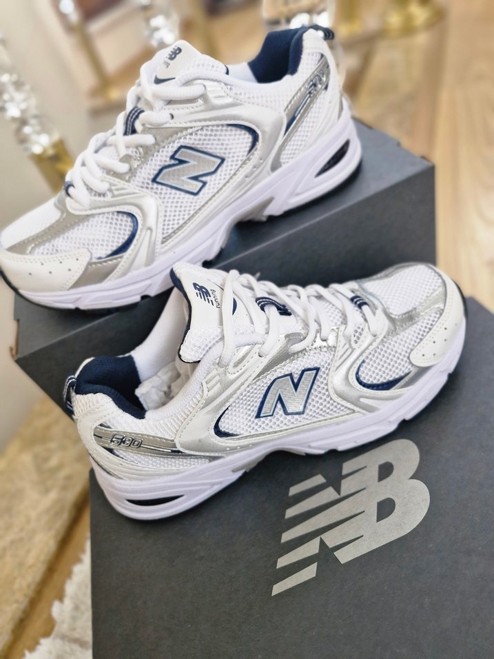 Beyaz New Balance Spor Ayakkabı - Görsel 2