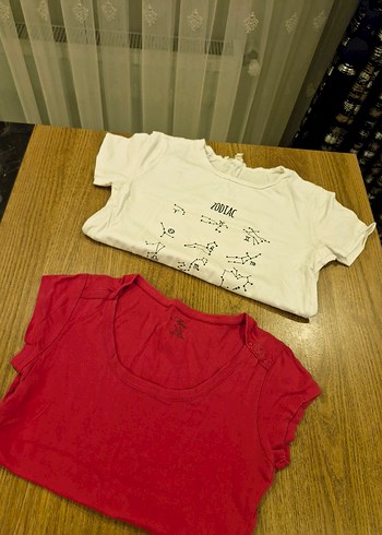 Kısa Kollu İki adet tişört - Görsel 8