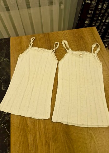 iki tane beyaz atlet s beden - Görsel 2