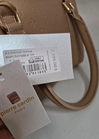 pierre cardin büyük boy çanta - Görsel 4