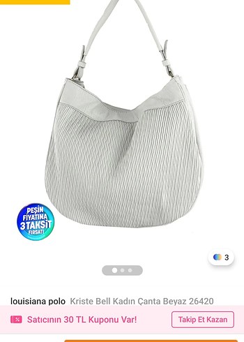 kriste bell deri çanta - Görsel 4