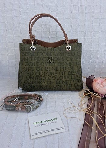 Benetton Desenli Kadın Omuz Çantası