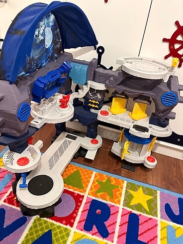  Imaginext Fisher-Price Dc Super Friends Süper Büyük Batcave GMP4