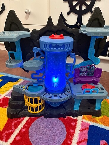  Beden Renk Imaginext Dc Süper Friends Bat-Tech Batcave Batman'in Mağarası