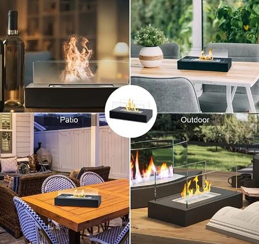 Zara Home Şık Masaüstü Şömine