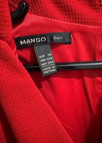 Kırmızı V Yaka Mini Elbise - Görsel 4