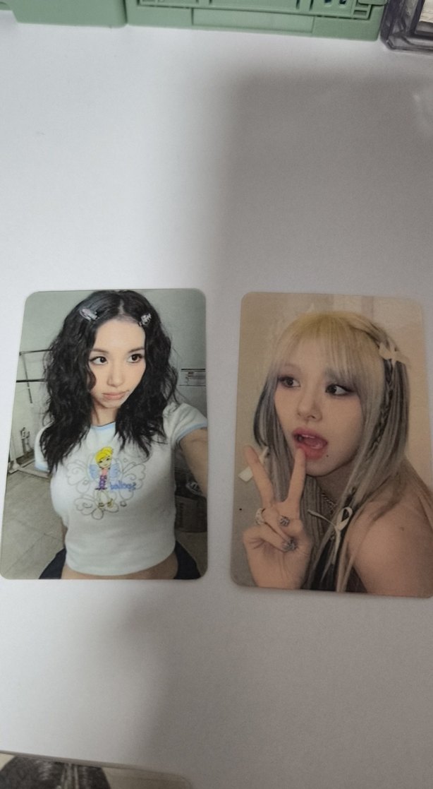 Twicw Chaeyoung FanMade 2'li PhotoCard Set - Görsel 2