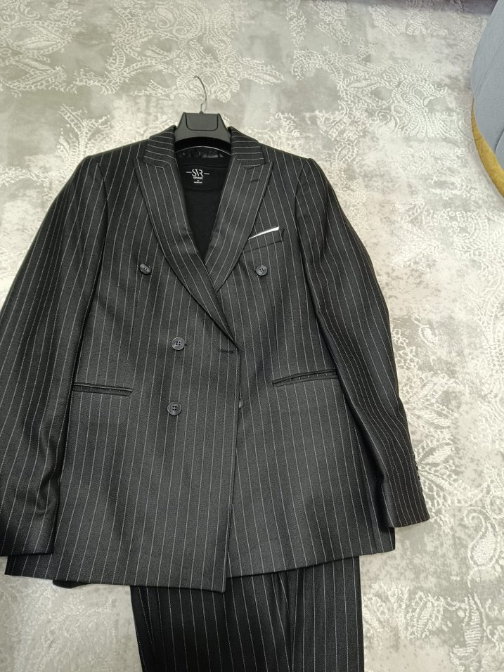 çizgili takım elbise erkek - Görsel 2