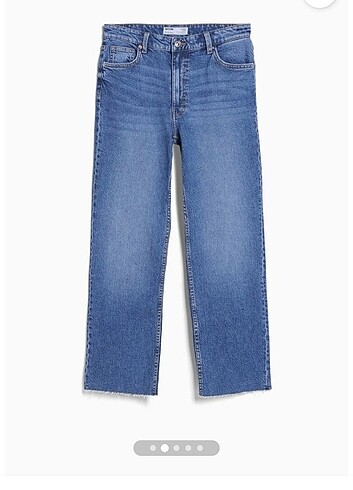  Bershka crop fit palazzo jean