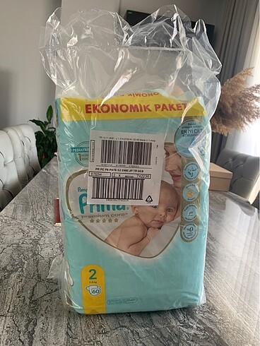 2 Beden: 3-6 kg Beden Prima premium care, bebek bezi