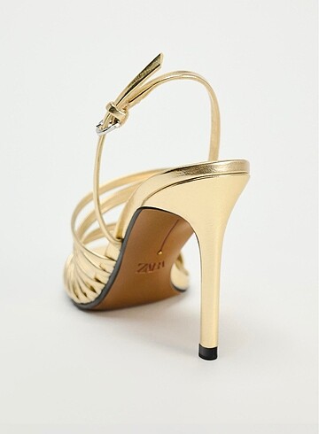 36 Beden Zara gold ayakkabı