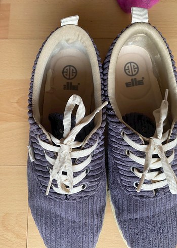 Gri Süet Bağcıklı Ayakkabı - Görsel 7