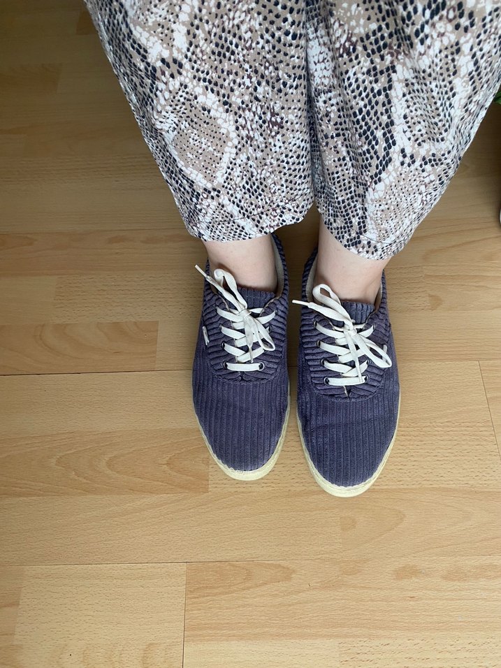 Gri Süet Bağcıklı Ayakkabı - Görsel 3