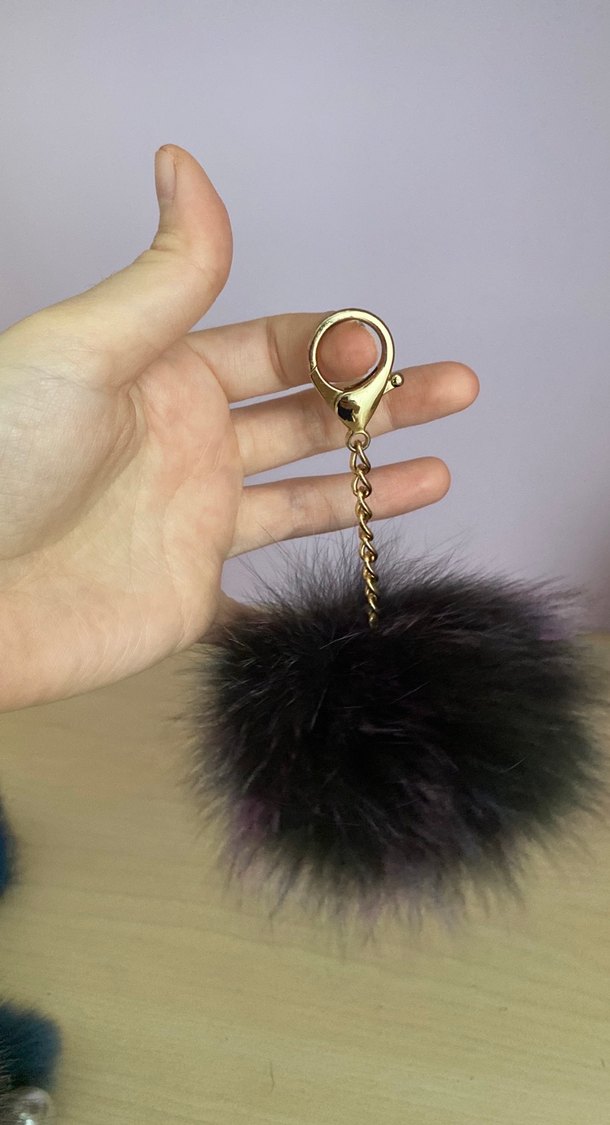 3 lü Tüylü Anahtarlık - Görsel 4