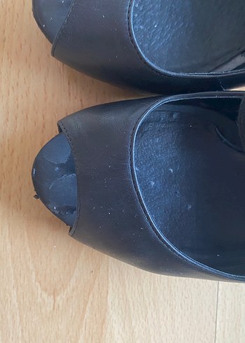 Siyah Kemerli Strappy Topuklu Ayakkabı - Görsel 8