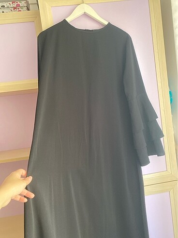 46 Beden Ferace elbise