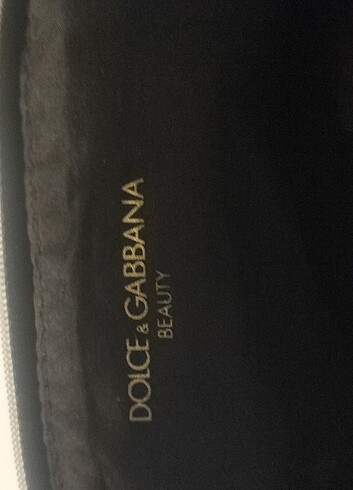  Beden Dolce Gabanna makyaj çantası kadife kumaş el çantası olarakta ço