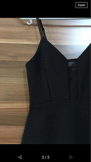 New Look Siyah kalem elbise
