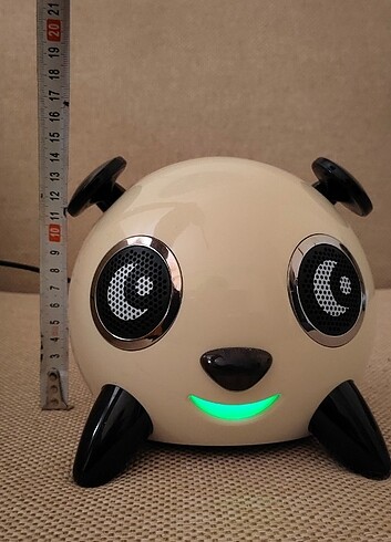 Goldmster Panda görünümlü USB ve aux müzik . çalar 