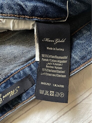 xs Beden mavi Renk Mavi skinny jean