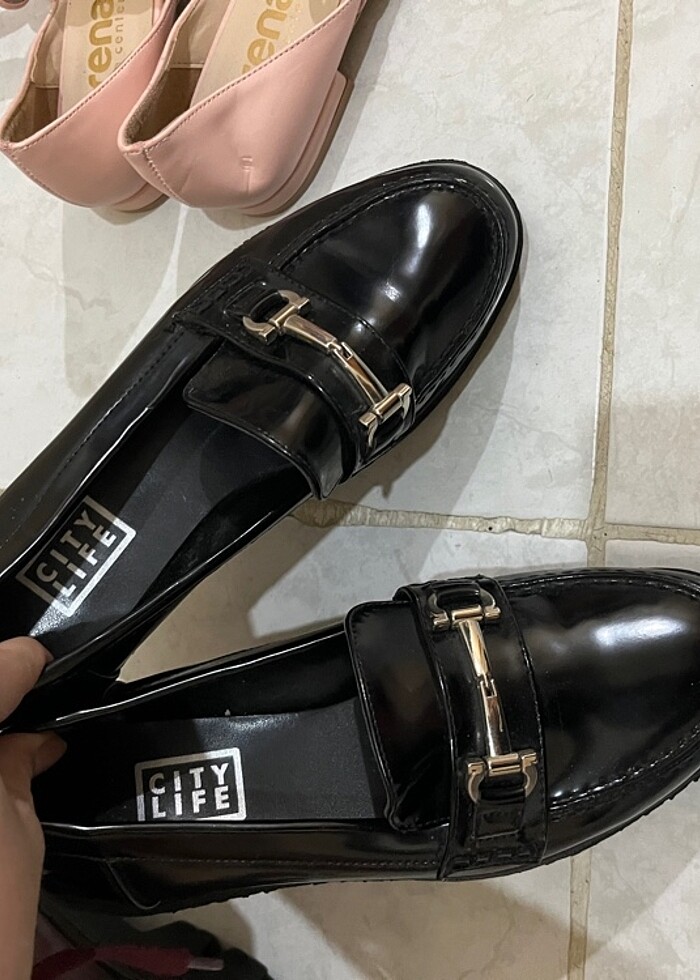 vintage platform ayakkabı - Görsel 2