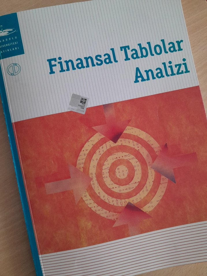 Finansal Tablolar Analizi Kitabı Aöf - Görsel 2