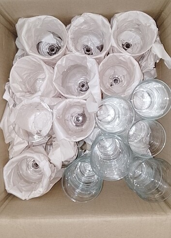 Beden beyaz Renk Madam coco kadeh ve bardak