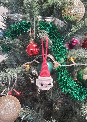 Amigurumi / Çanta süsü ve Çam ağacı süsü - Görsel 6